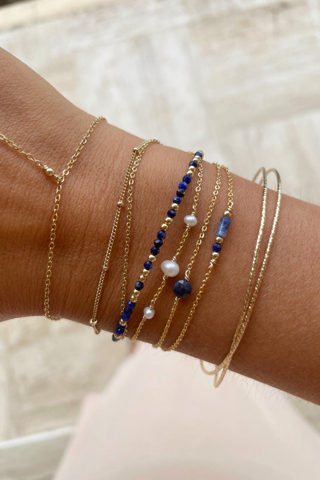 Armband Stella - Saffier