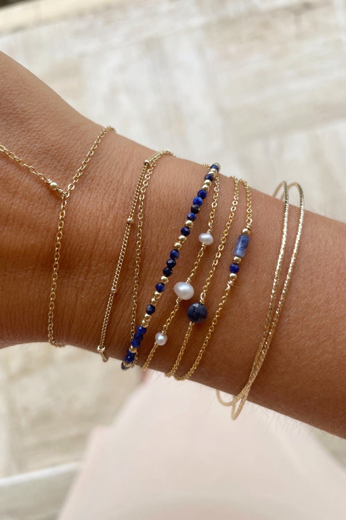 Armband Stella - Saffier