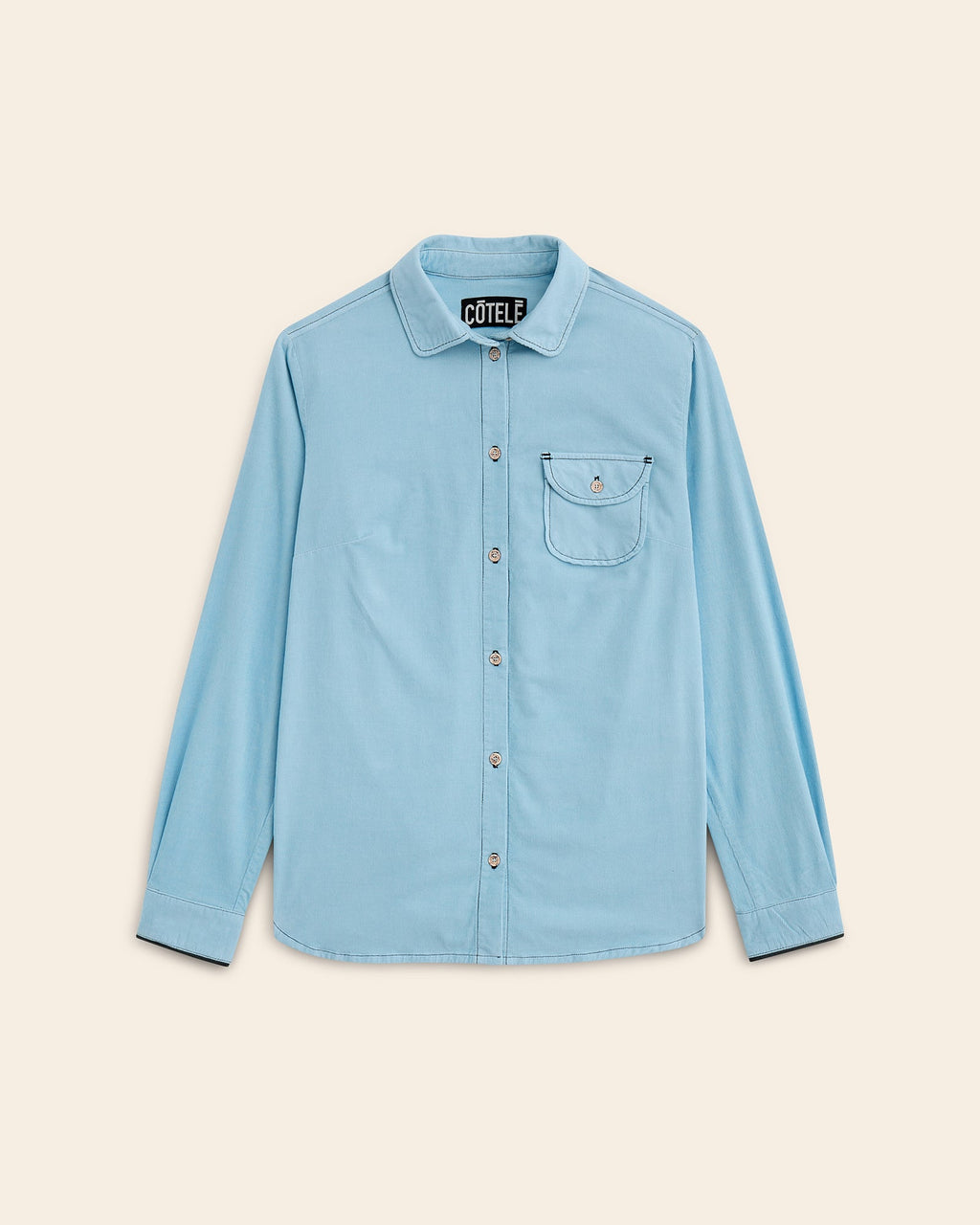 Chemise Alma Bleu Glacier