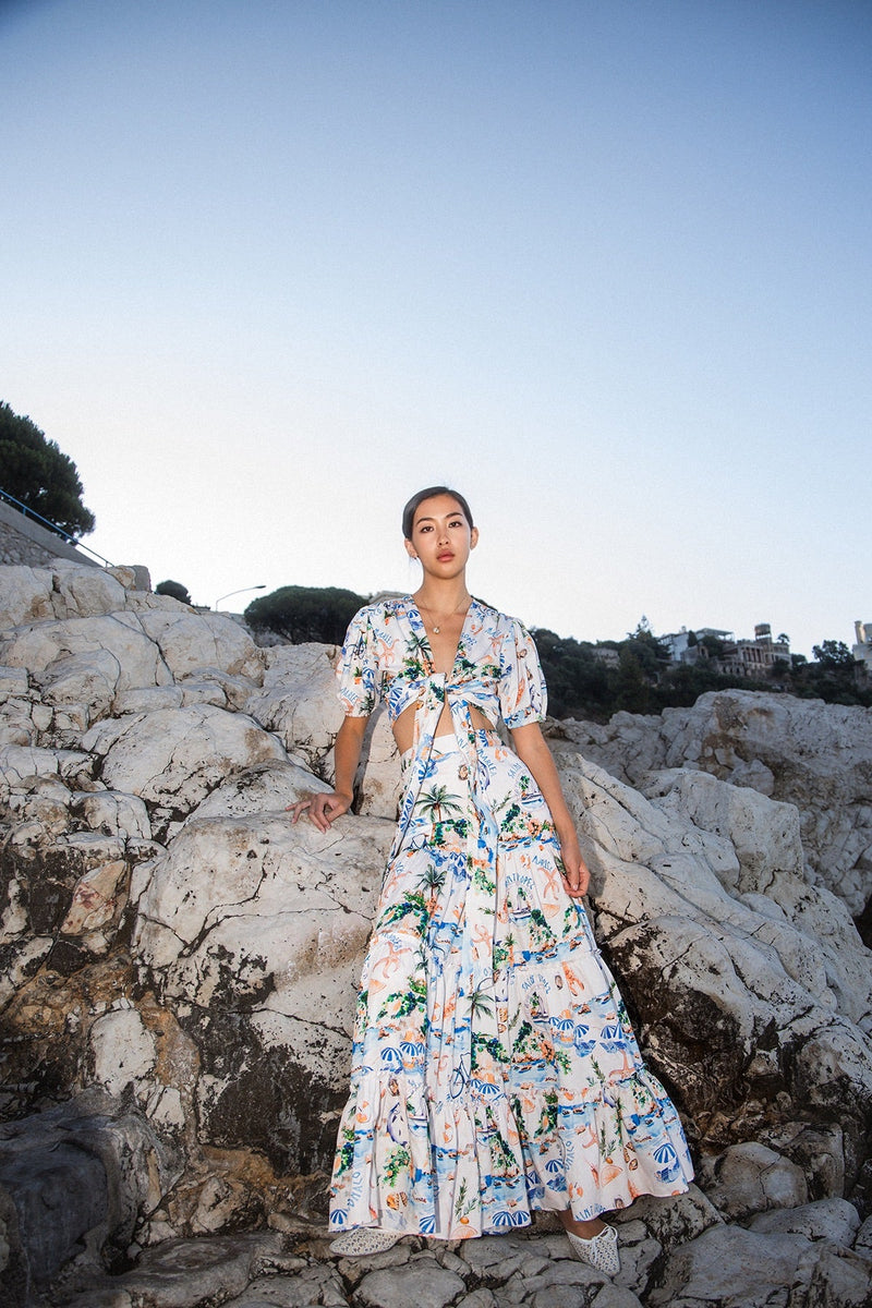 Jupe Alissa - French Riviera