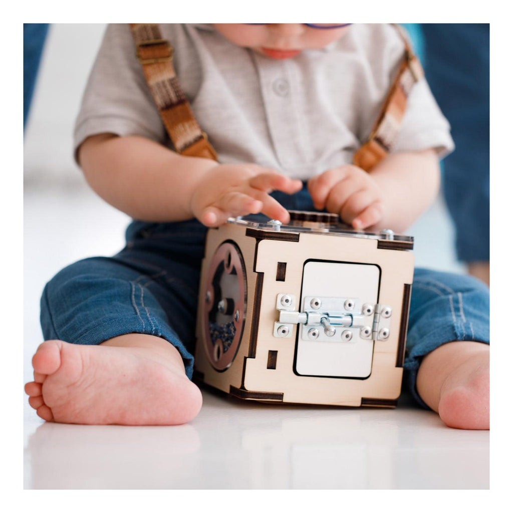 Cube D'Activités Multi-Sens Montessori