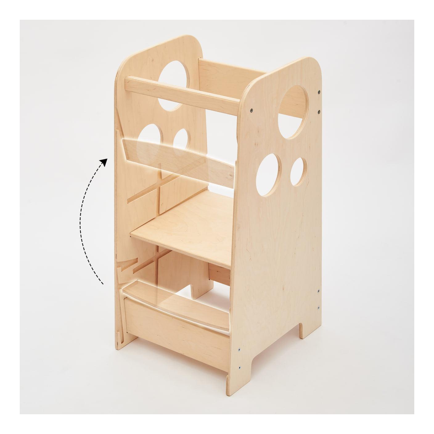 3-In-1 Montessori Observation Tower – Autonomy & Safety