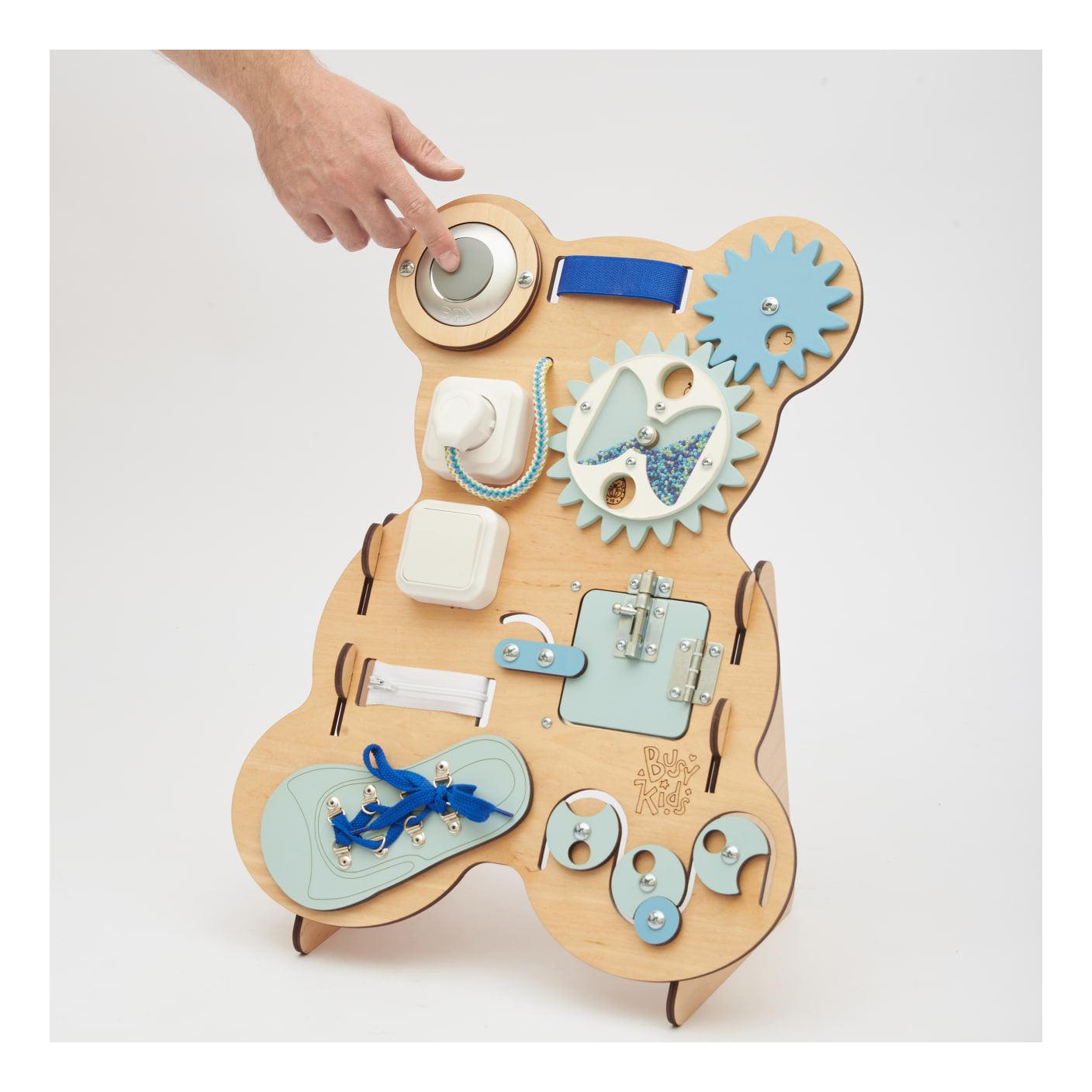 Busy Board Curious Bear – Educational Toy