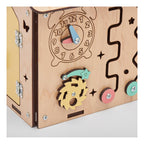 Busy Board Maisonnette Éducative En Bois – Mini