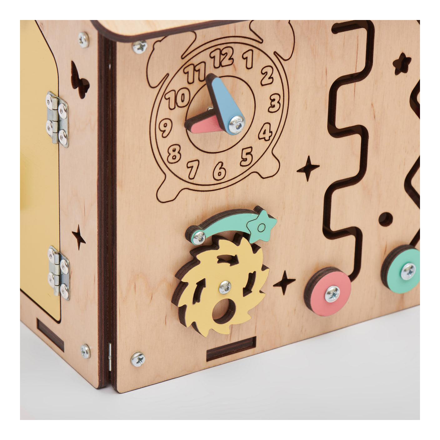Busy Board Maisonnette Éducative En Bois – Mini