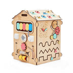 Busy Board Educational Wooden House – Natura