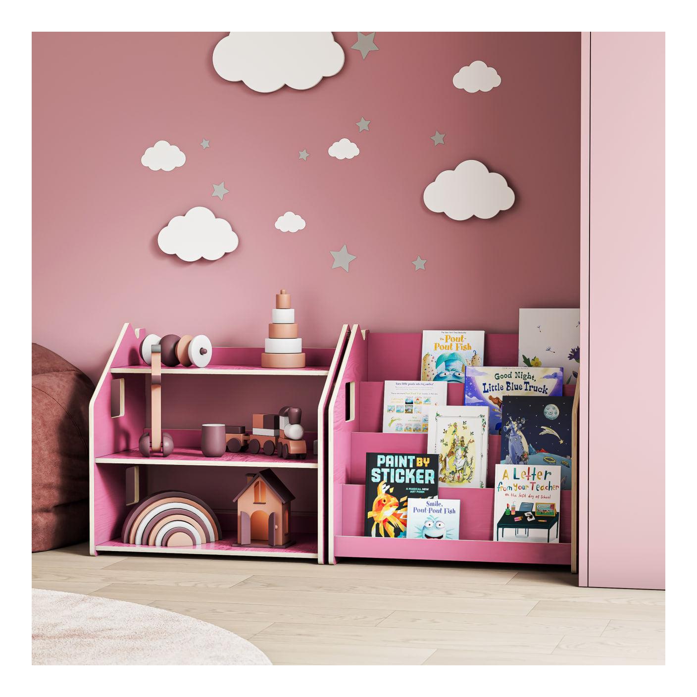 Bibliothèque & Étagère À Jouets Duo – Édition Limitée