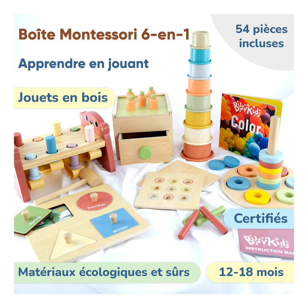 Coffret Montessori Éveil – 12 À 18 Mois