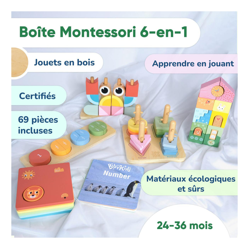 Coffret Montessori Éveil 24 À 36 Mois