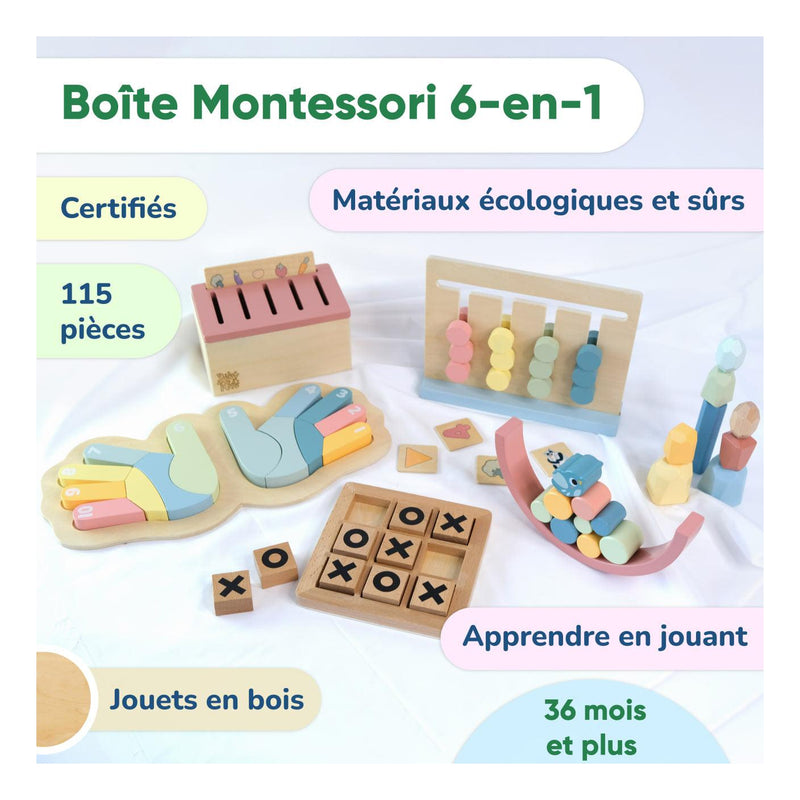 Coffret Montessori Éveil 36 Mois+