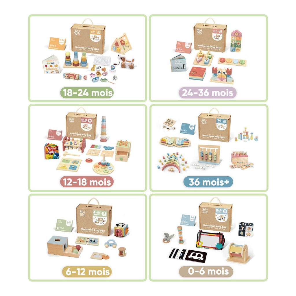 Coffret Montessori Éveil – 12 À 18 Mois