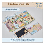 Busy Board Maisonnette Éducative Dino Avec Éclairage