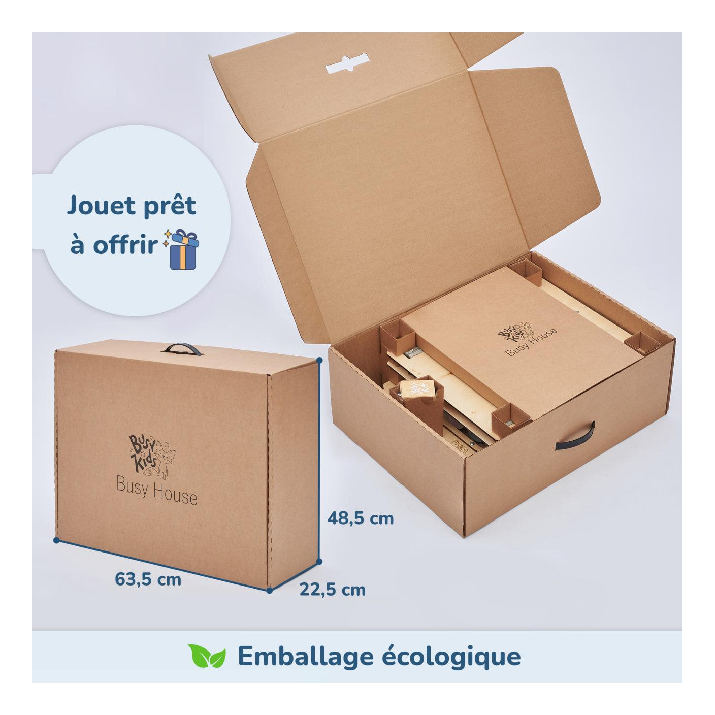 Duo Busy Board Maisonnette Natura & Cube Interactif