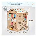 Duo Busy Board Maisonnette Natura & Cube Interactif