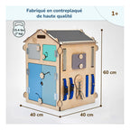 Duo Busy Board Maisonnette Natura & Cube Interactif