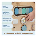 Duo Busy Board Maisonnette Natura & Cube Interactif