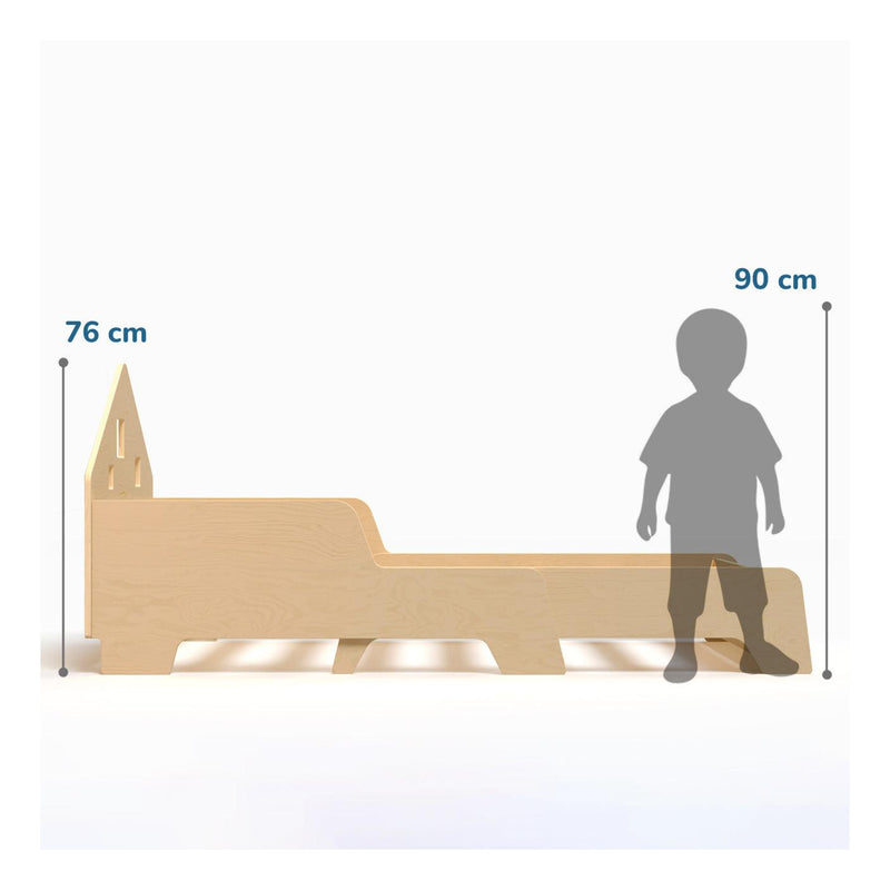 Lit Cabane Extensible Avec Éclairage Led