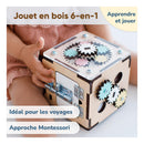 Cube D'Activités Multi-Sens Montessori
