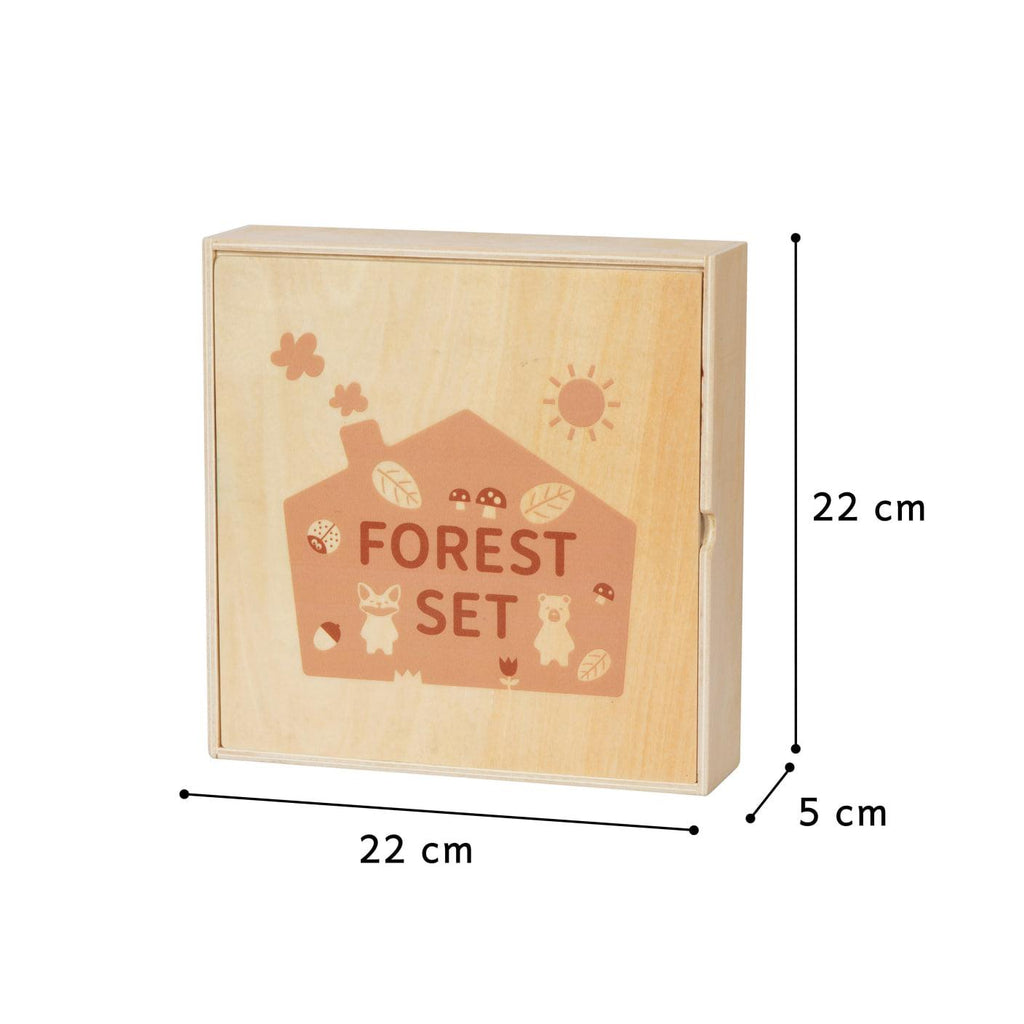 Montessori Wooden Figurine Set – The Forest