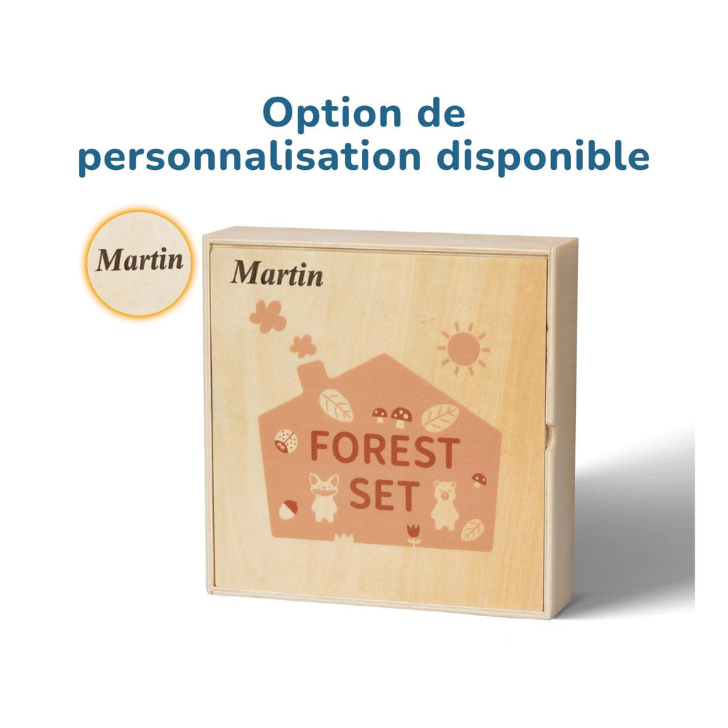 Montessori Wooden Figurine Set – The Forest