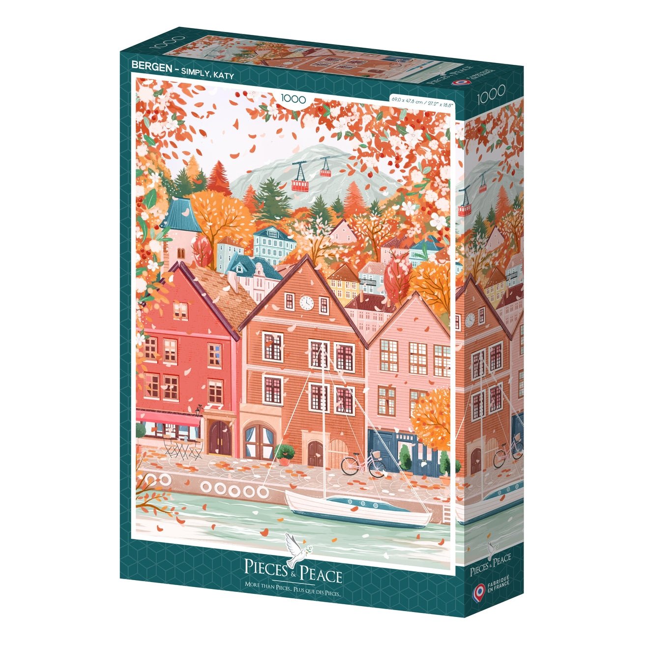 Puzzle 1000 Pièces Pieces & Peace - BergenPieces & Peace