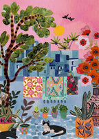 Puzzle 1000 Pièces Pieces & Peace - Chats de Chefchaouen - MarocPieces & Peace