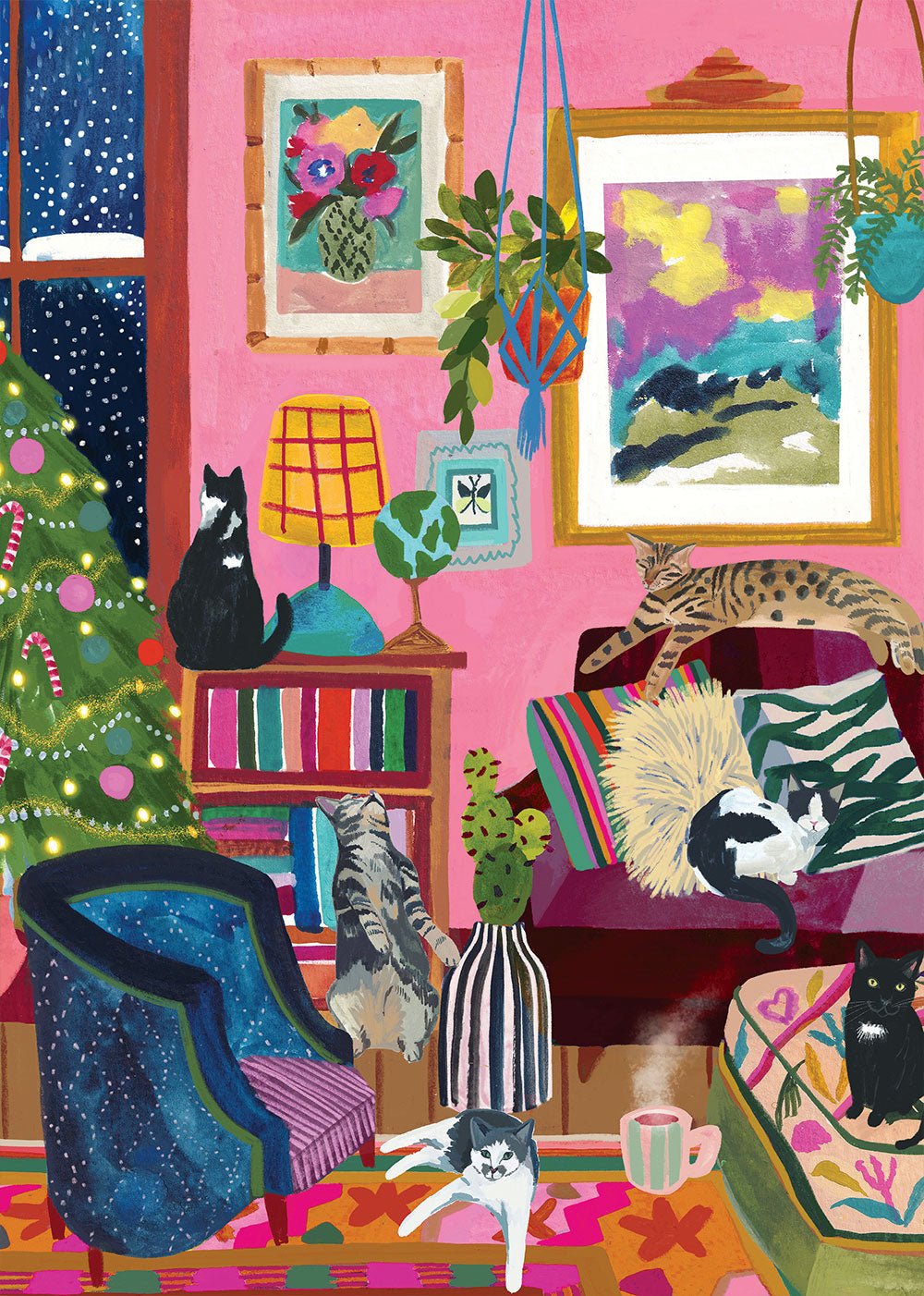 Puzzle 1000 Pièces Pieces & Peace - Chats DouilletsPieces & Peace