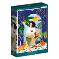 Puzzle 1000 Pièces Pieces & Peace - Jardin BleuPieces & Peace