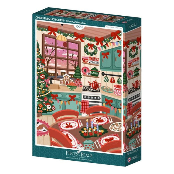 Pieces & Peace 1000 Piece Puzzle - The Christmas KitchenPieces & Peace
