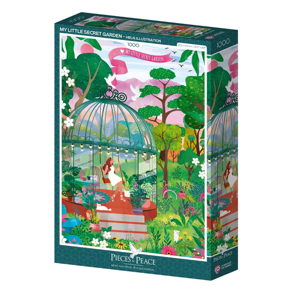 Puzzle 1000 Pièces Pieces & Peace - Mon Petit Jardin SecretPieces & Peace