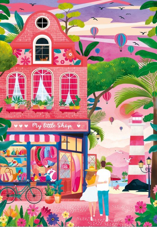 Puzzle 1000 Pièces Pieces & Peace - Mon Petit MagasinPieces & Peace