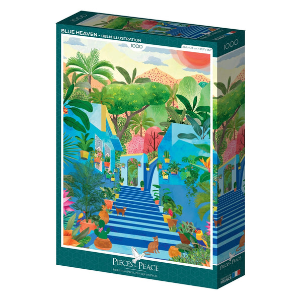 Pieces & Peace 1000 Piece Puzzle - Blue ParadisePieces & Peace