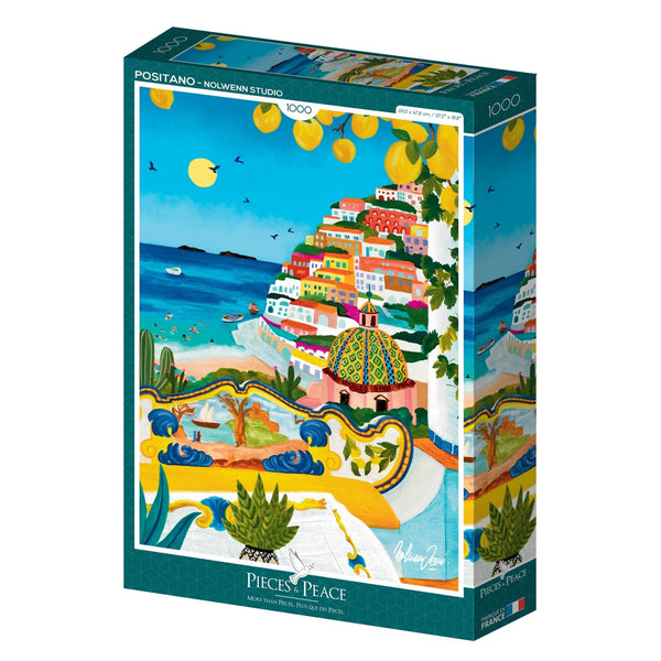 1000 Piece Puzzle Pieces & Peace - PositanoPieces & Peace