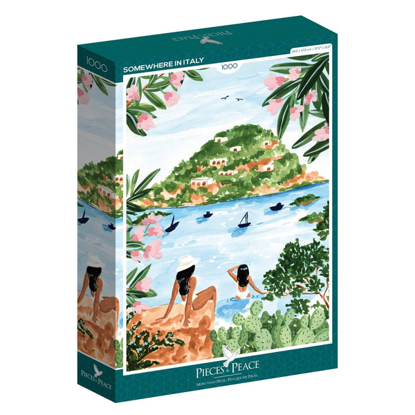 1000 Piece Puzzle Pieces & Peace - Somewhere in ItalyPieces & Peace