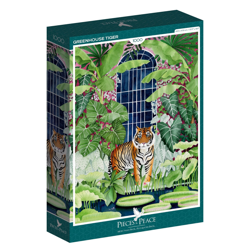 Puzzle 1000 Pièces Pieces & Peace - Tigre des SerresPieces & Peace
