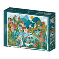Puzzle 1000 Pièces Pieces & Peace - Village CôtierPieces & Peace