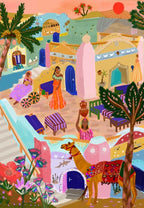 Puzzle 1000 Pièces Pieces & Peace - Village NubienPieces & Peace