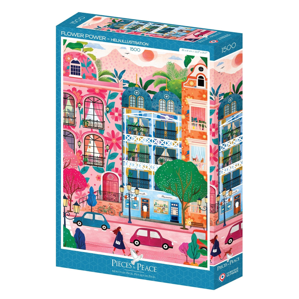 Puzzle 1500 Pièces Pieces & Peace - Le Pouvoir des FleursPieces & Peace