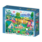 Puzzle 1500 Pièces Pieces & Peace - L'Eté au CampingPieces & Peace