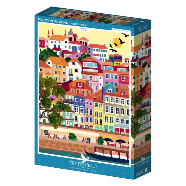 1500 Piece Puzzle Pieces & Peace - Porto - PortugalPieces & Peace