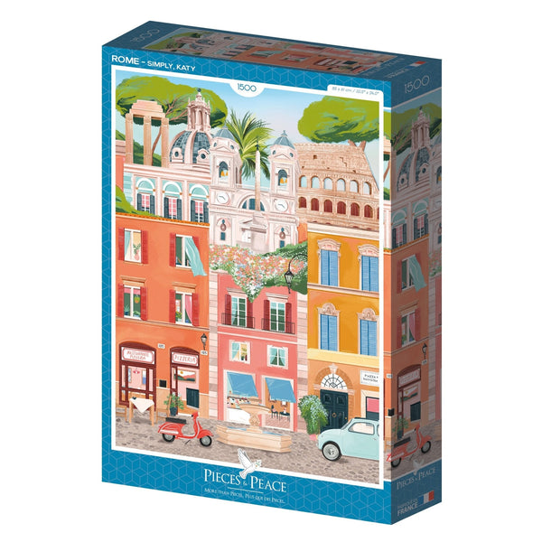 1500 Piece Puzzle Pieces & Peace - RomePieces & Peace