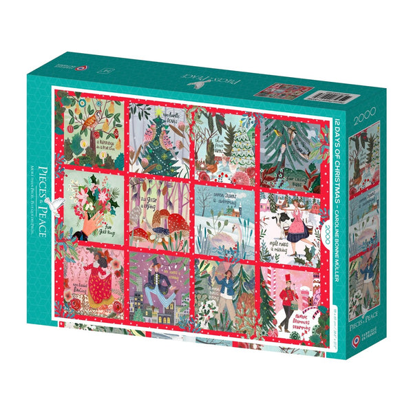 Pieces & Peace 2000 Piece Puzzle - 12 Days of ChristmasPieces & Peace