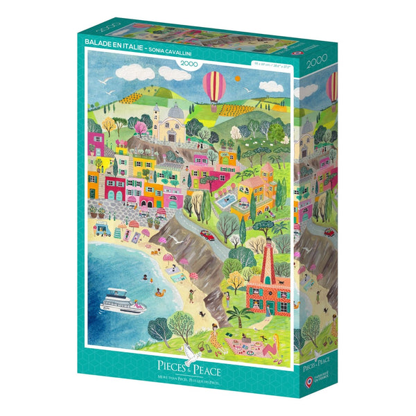 2000 Piece Puzzle Pieces & Peace - Walk in ItalyPieces & Peace