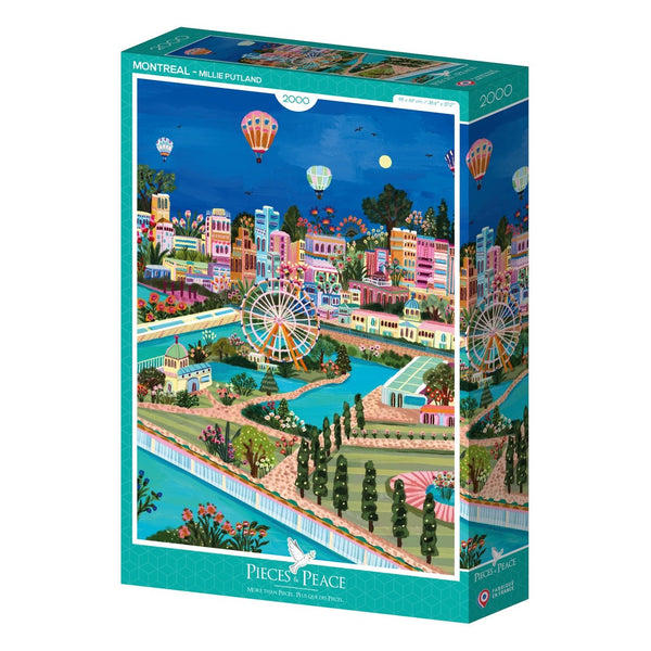Pieces & Peace 2000 piece puzzle - MontrealPieces & Peace