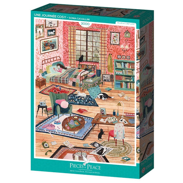 Pieces & Peace 2000 Piece Puzzle - A Cozy Day