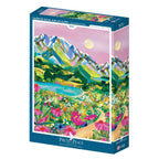 Puzzle 500 Pièces Pieces & Peace - Lever de Soleil sur les AlpesPieces & Peace