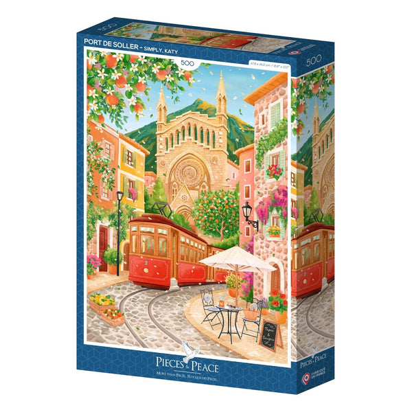 500 piece puzzle Pieces & Peace - Port De SollerPieces & Peace