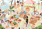 Puzzle de 1000 pièces Pieces & Peace - Marché FermierPieces & Peace