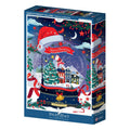 Puzzle de 500 pièces - Le Village Enneigé du Père NoëlPieces & Peace