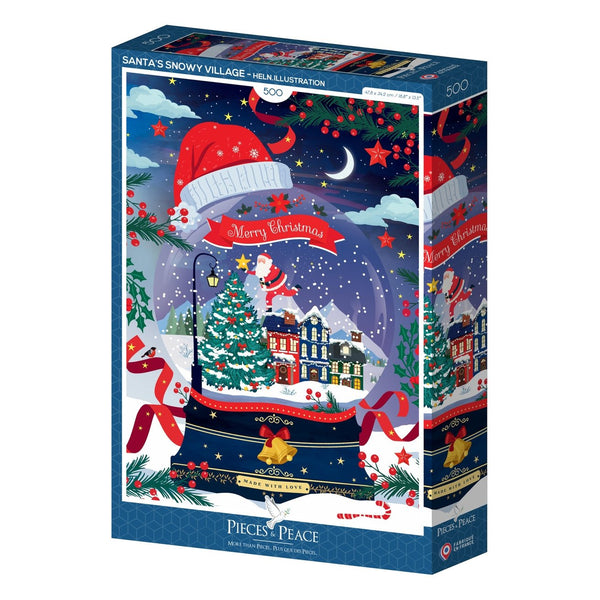 500 piece puzzle - Santa's Snowy VillagePieces & Peace